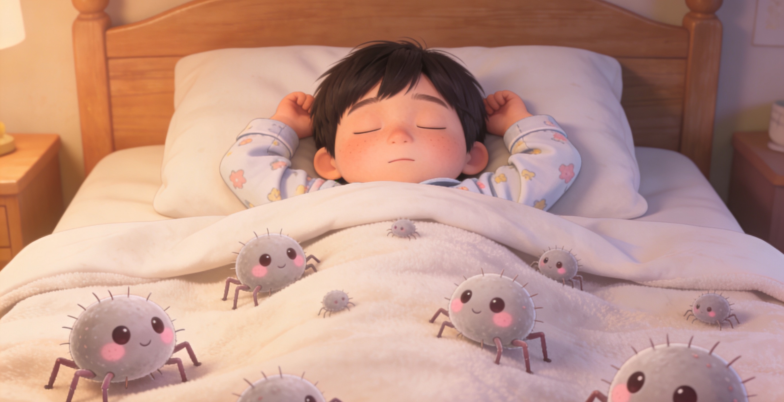 冬天盖旧被=养螨虫！80%过敏元凶就在被窝里，佳新纳特教你一招根治